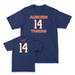 Auburn Softball Navy Sideline Tee    - AnnaLea Adams