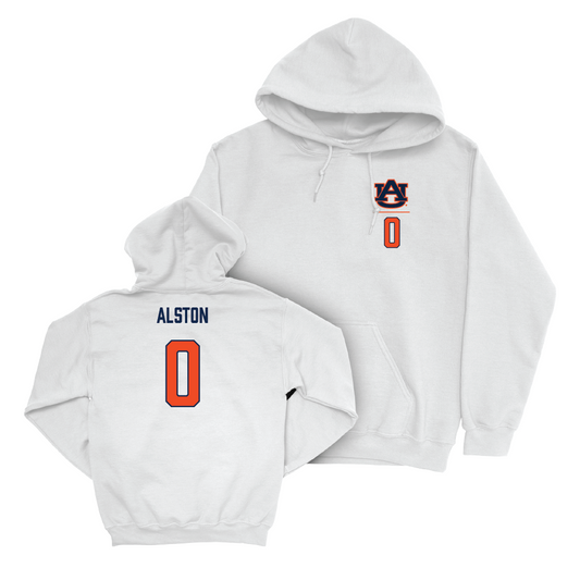 Auburn Football White Logo Hoodie - Damari Alston