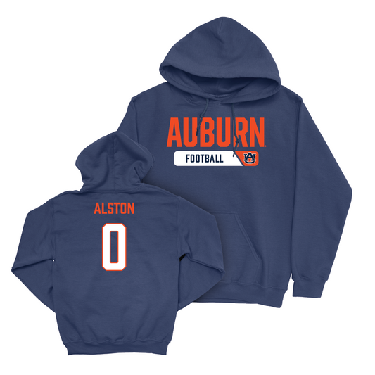 Auburn Football Navy Staple Hoodie - Damari Alston