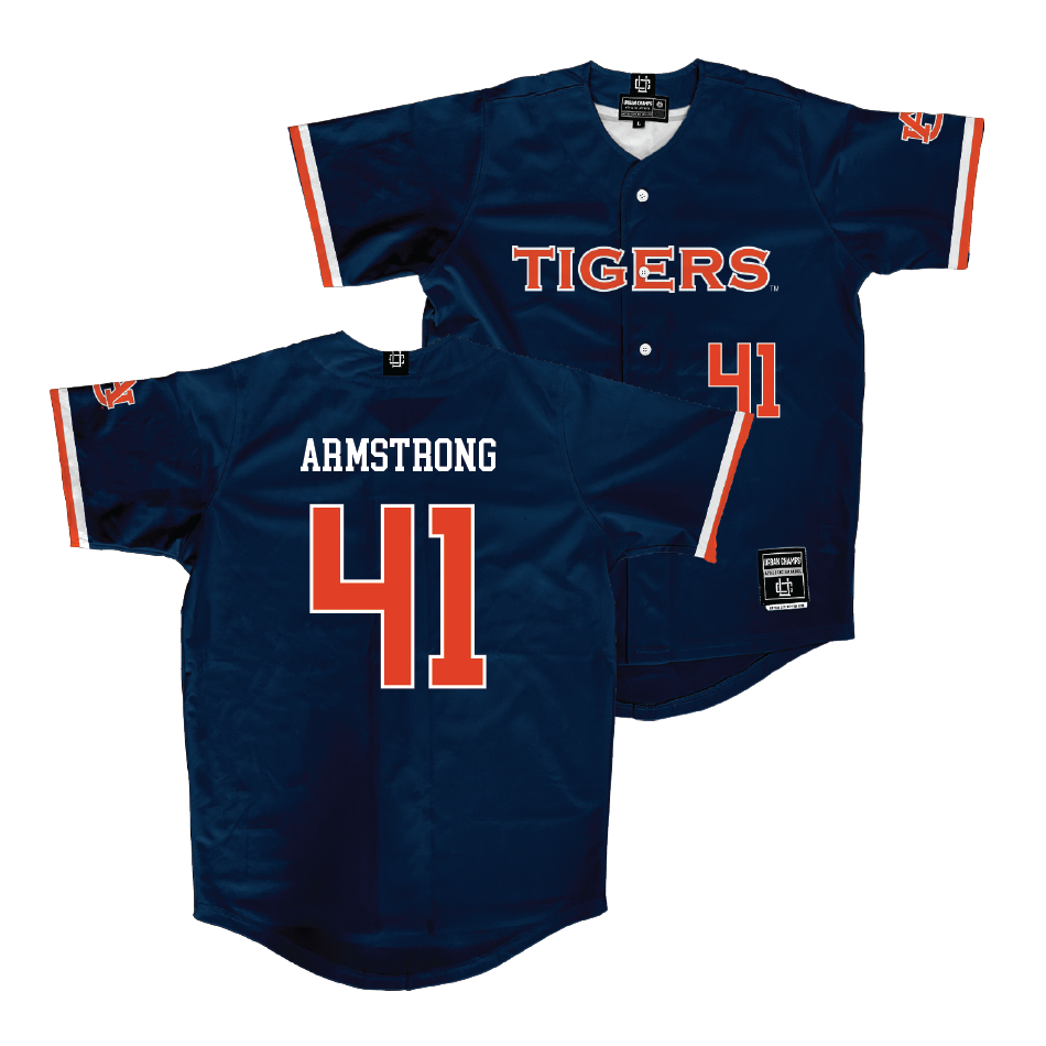 Auburn Baseball Navy Jersey - John Armstrong | #41