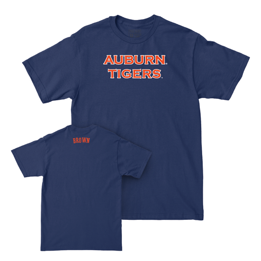 Auburn Women's Gymnastics Navy Sideline Tee - Ananda Brown Small