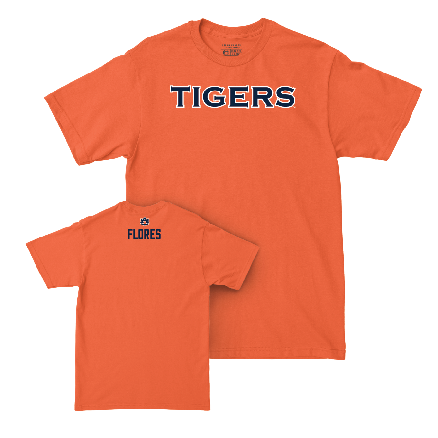 Auburn Men's Swim & Dive Orange Tigers Tee - Alejandro Flores Small