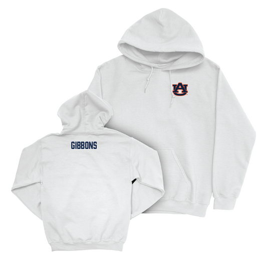 Auburn Women's Swim & Dive White Logo Hoodie - Abby Gibbons Small