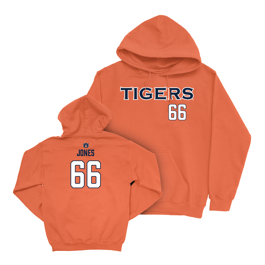 Auburn Football Orange Tigers Hoodie  - Avery Jones Small