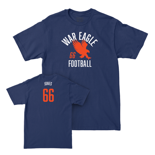 Auburn Football Navy War Eagle Tee  - Avery Jones Small