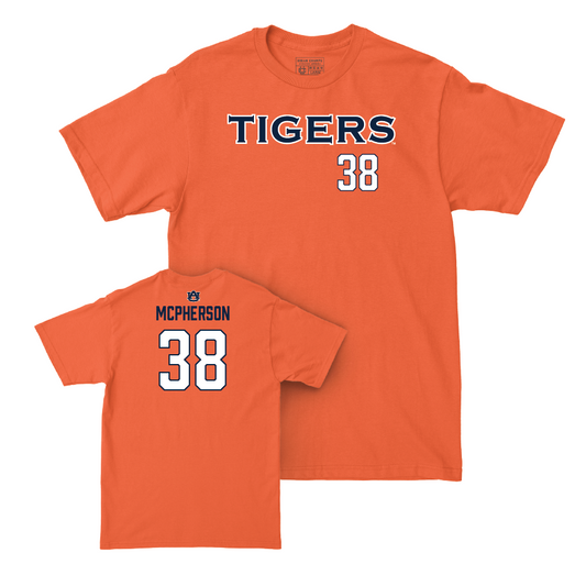 Auburn Football Orange Tigers Tee - Alex McPherson Small