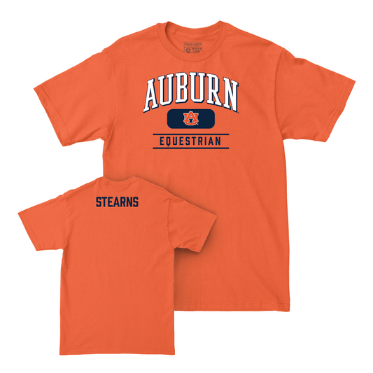 Auburn Equestrian Orange Arch Tee - Ava Stearns Small