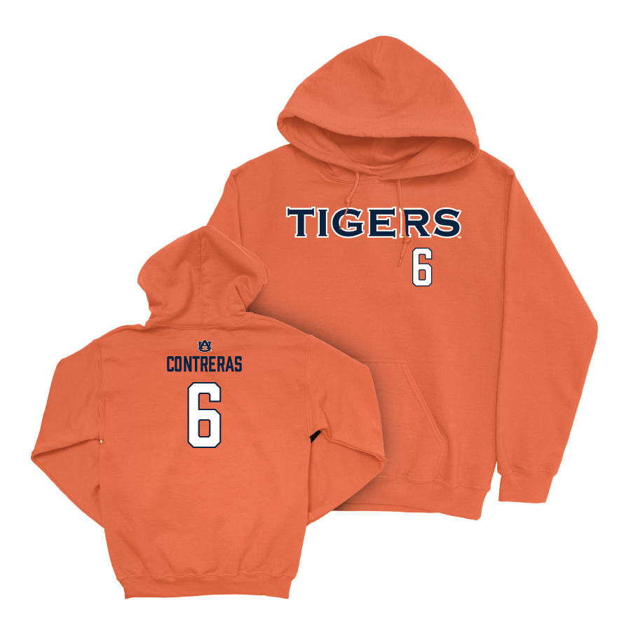 Auburn Women's Soccer Orange Tigers Hoodie - Becky Contreras Small