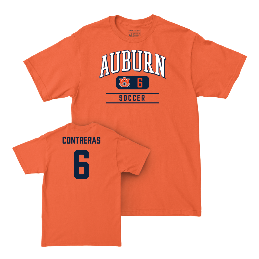 Auburn Women's Soccer Orange Arch Tee - Becky Contreras Small