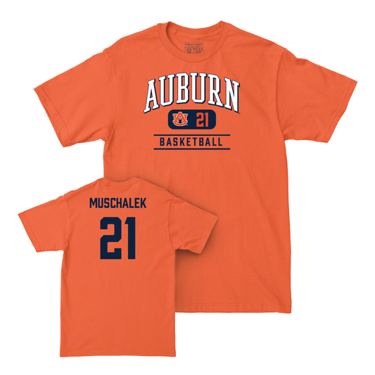 Auburn Men's Basketball Orange Arch Tee - Blake Muschalek Small