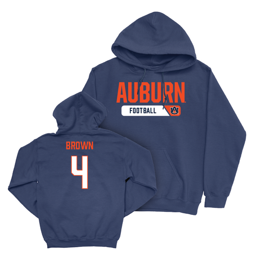 Auburn Football Navy Staple Hoodie - Camden Brown Small