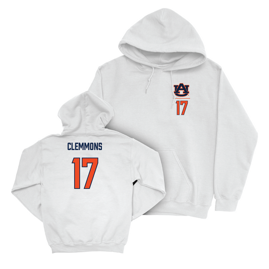 Auburn Softball White Logo Hoodie  - Chalea Clemmons Small