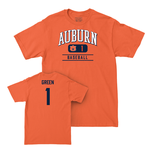 Auburn Baseball Orange Arch Tee - Caden Green Small