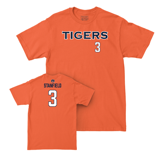 Auburn Baseball Orange Tigers Tee - Chris Stanfield Small
