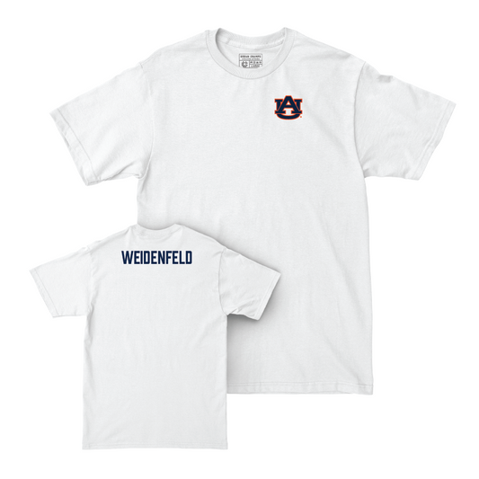Auburn Women's Golf White Logo Comfort Colors Tee - Casey Weidenfeld Small
