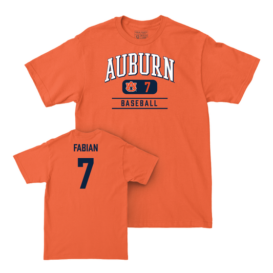 Auburn Baseball Orange Arch Tee - Deric Fabian Small