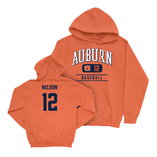 Auburn Baseball Orange Arch Hoodie - Drew Nelson Small