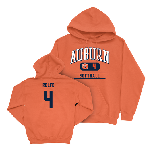 Auburn Softball Orange Arch Hoodie - Emmah Rolfe Small