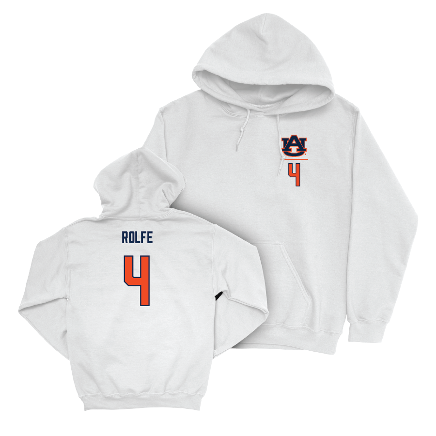 Auburn Softball White Logo Hoodie - Emmah Rolfe Small