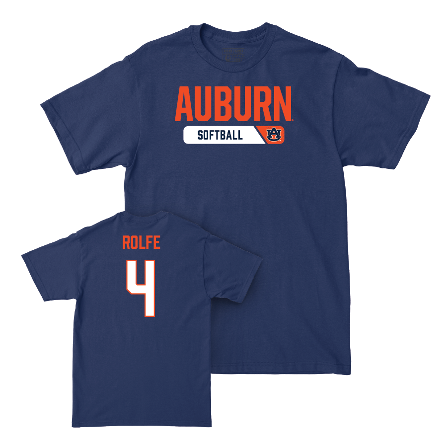 Auburn Softball Navy Staple Tee - Emmah Rolfe Small