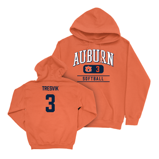 Auburn Softball Orange Arch Hoodie - Icess Tresvik Small
