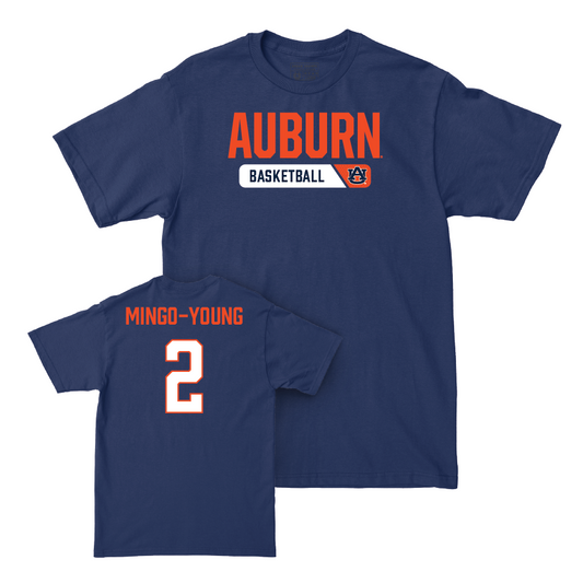 Auburn Women's Basketball Navy Staple Tee - JaMya Mingo-Young Small