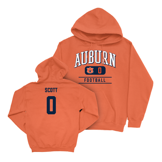 Auburn Football Orange Arch Hoodie - Keionte Scott Small