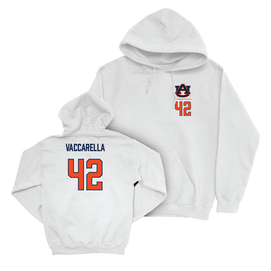 Auburn Football White Logo Hoodie - Kyle Vaccarella Small