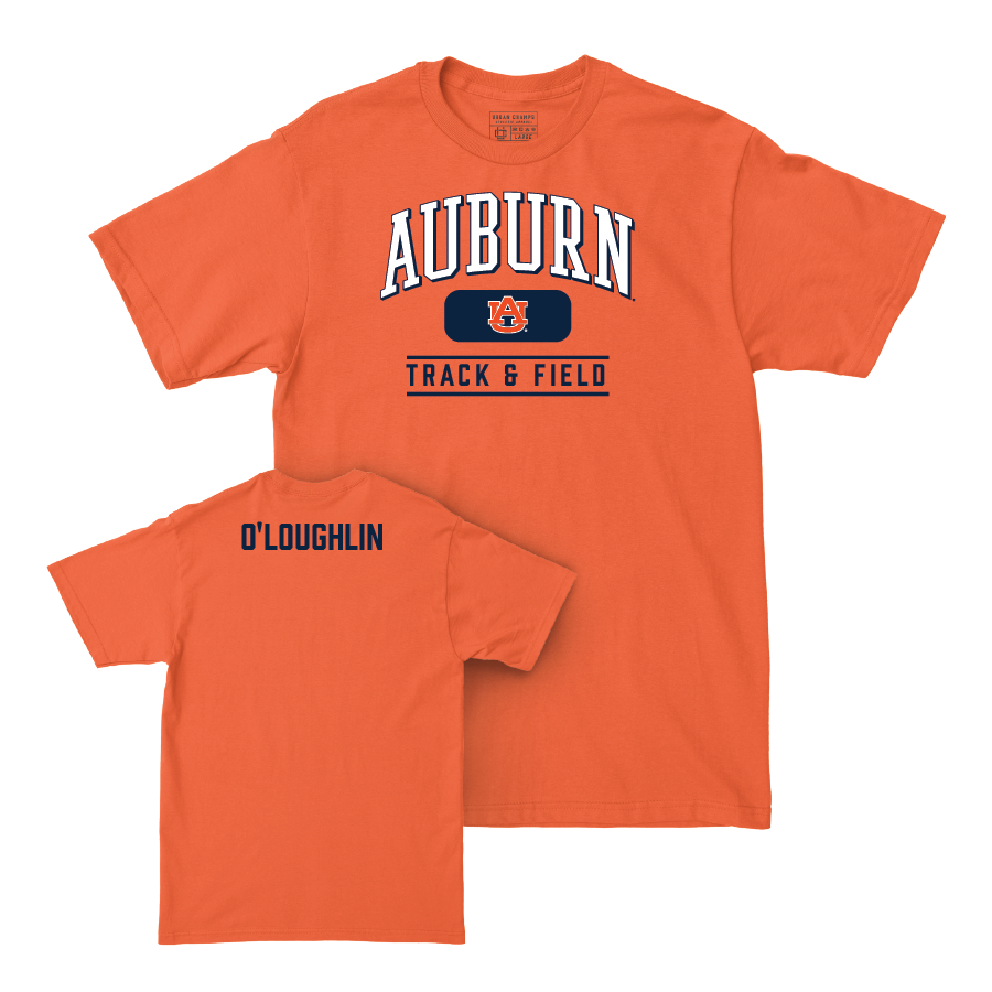 Auburn Women's Track & Field Orange Arch Tee - Louis O'Loughlin Small