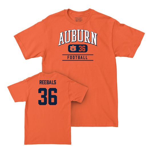 Auburn Football Orange Arch Tee - Luke Reebals Small