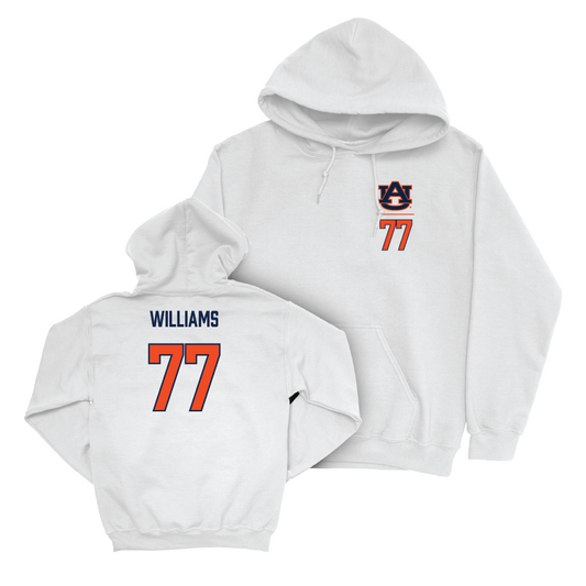 Auburn Women's Soccer White Logo Hoodie - Mya Williams Small