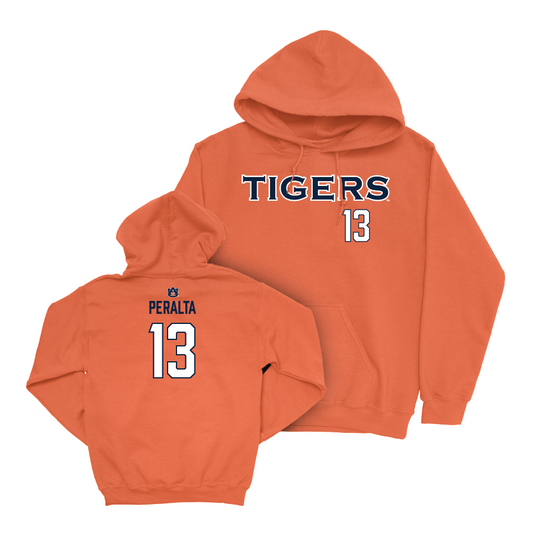 Auburn Softball Orange Tigers Hoodie - Nelia Peralta Small
