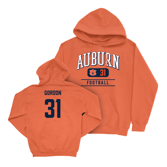 Auburn Football Orange Arch Hoodie - Powell (Justin) Gordon Small