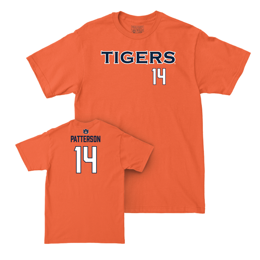 Auburn Men's Basketball Orange Tigers Tee - Presley Patterson Small