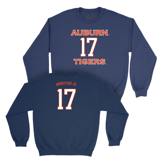 Auburn Football Navy Sideline Crew - Robert Woodyard Jr. Small