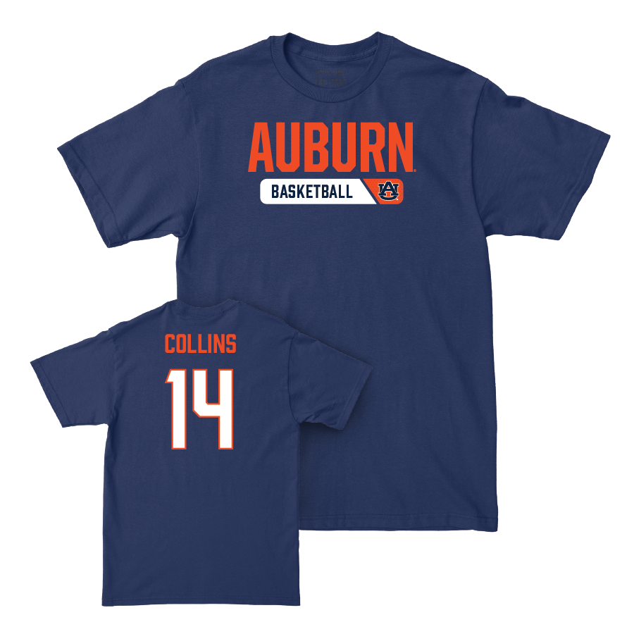 Auburn Women's Basketball Navy Staple Tee - Taylen Collins Small