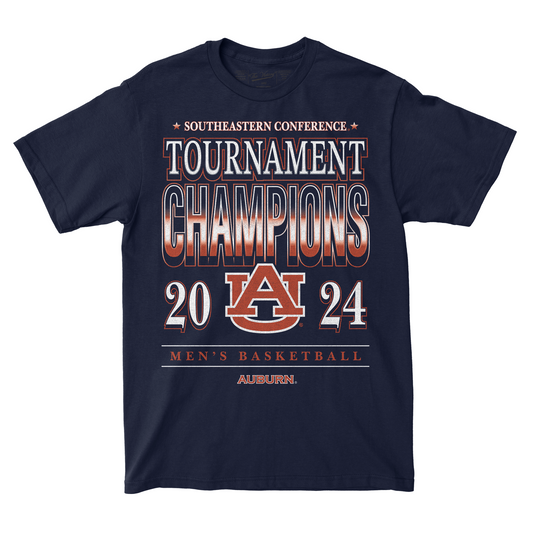 Auburn MBB 2024 Conference Tournament Champions Streetwear T-shirt by Retro Brand