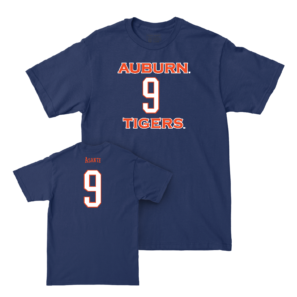 Auburn Football Navy Sideline Tee   - Eugene Asante