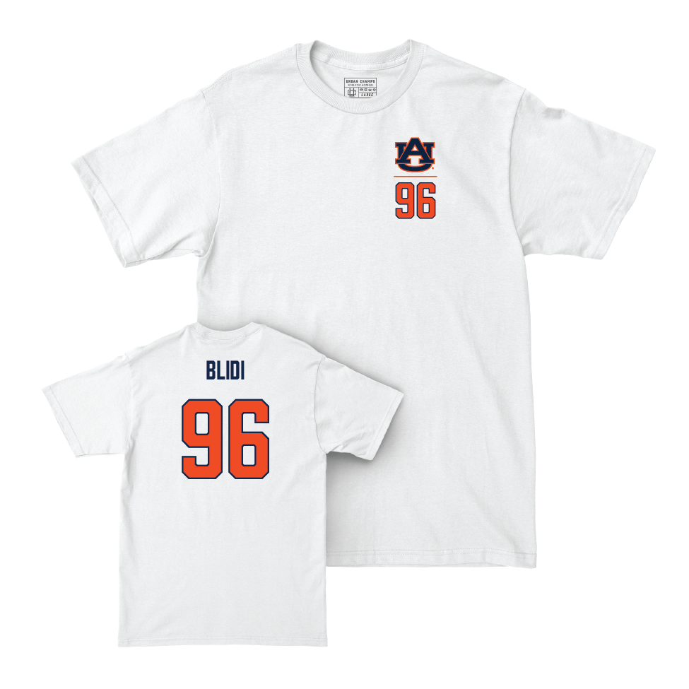 Auburn Football White Logo Comfort Colors Tee  - Philip Blidi