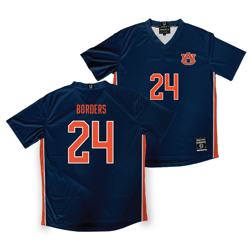 Auburn Women's Soccer Navy Jersey  - Lily Borders