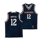 Auburn Women's Basketball Navy Jersey - Mar'shaun Bostic | #12