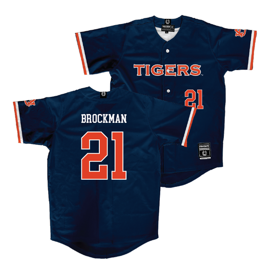 Auburn Softball Navy Jersey  - Kylie Brockman