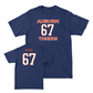 Auburn Football Navy Sideline Tee  - JR Buckner