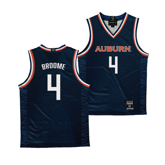 Auburn Men's Basketball Navy Jersey - Johni Broome | #4