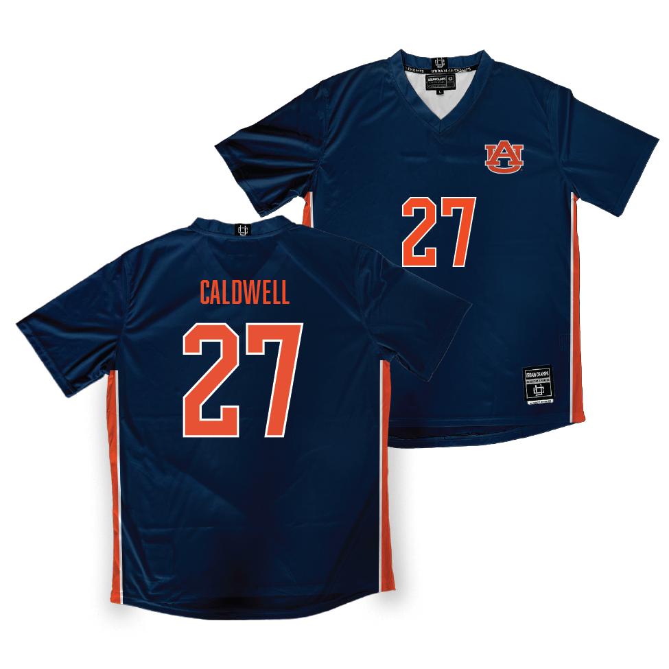 Auburn Women's Soccer Navy Jersey  - Ava Caldwell