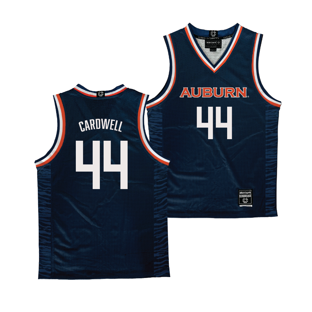 Auburn Men's Basketball Navy Jersey - Dylan Cardwell | #44