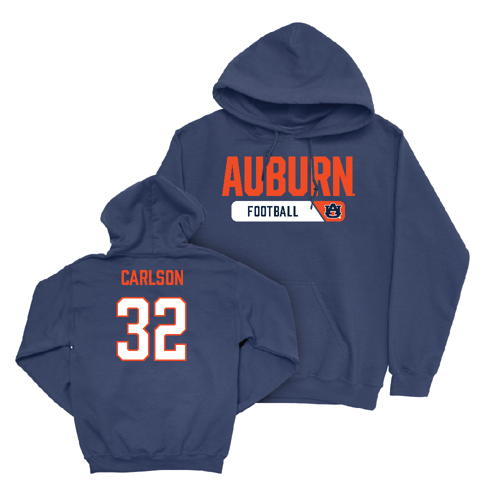 Auburn Football Navy Staple Hoodie   - Cade Carlson