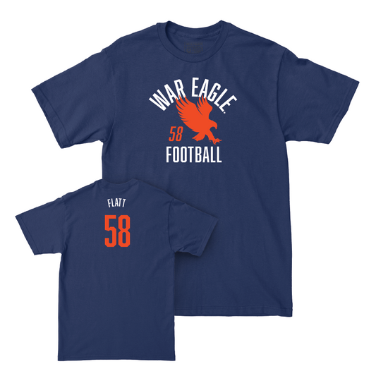 Auburn Football Navy War Eagle Tee  - John Henry Flatt