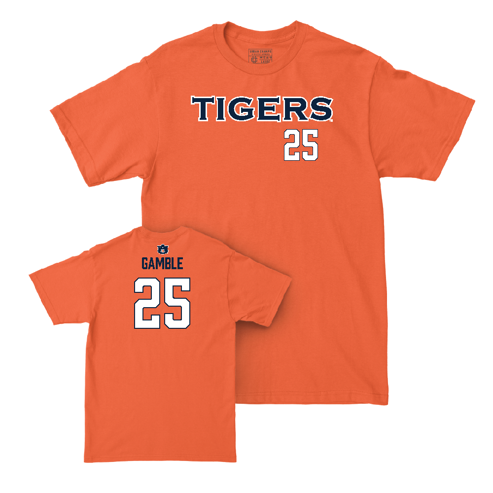 Auburn Football Orange Tigers Tee   - Cole Gamble