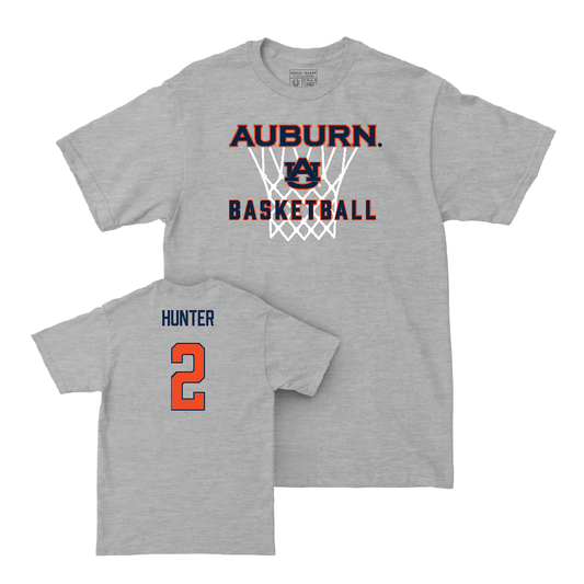 Auburn Women's Basketball Sport Grey Hardwood Tee  - Jordan Hunter